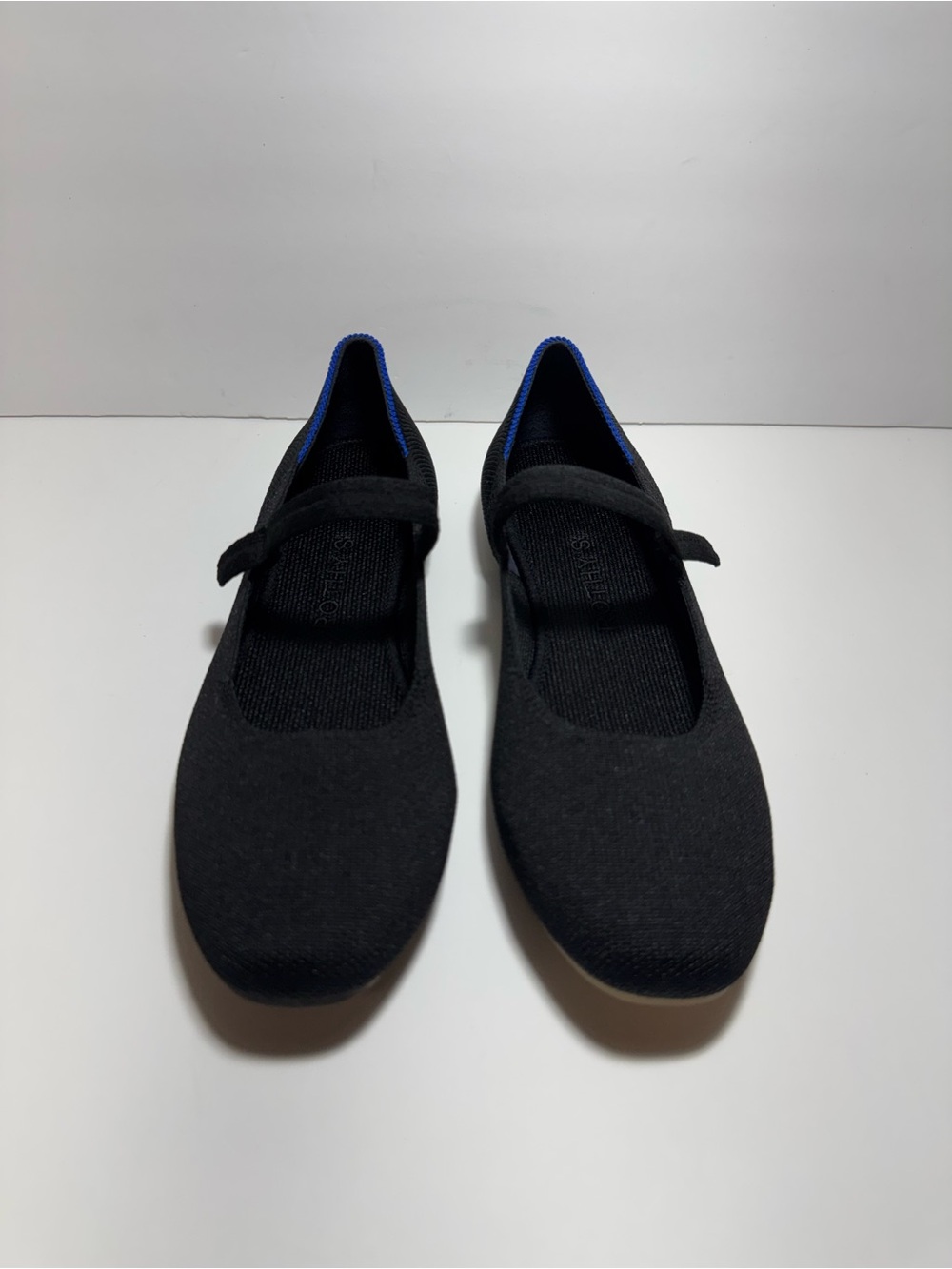 Rothy's The Square Mary Jane Ballet Flat in Black Women's Size 6.5 - Picture 3 of 16
